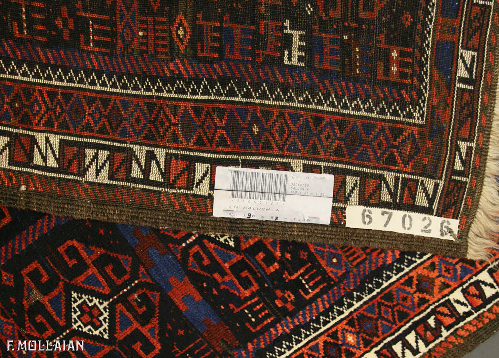 Teppich Persischer Antiker Baluch Antigua n°:38060128
